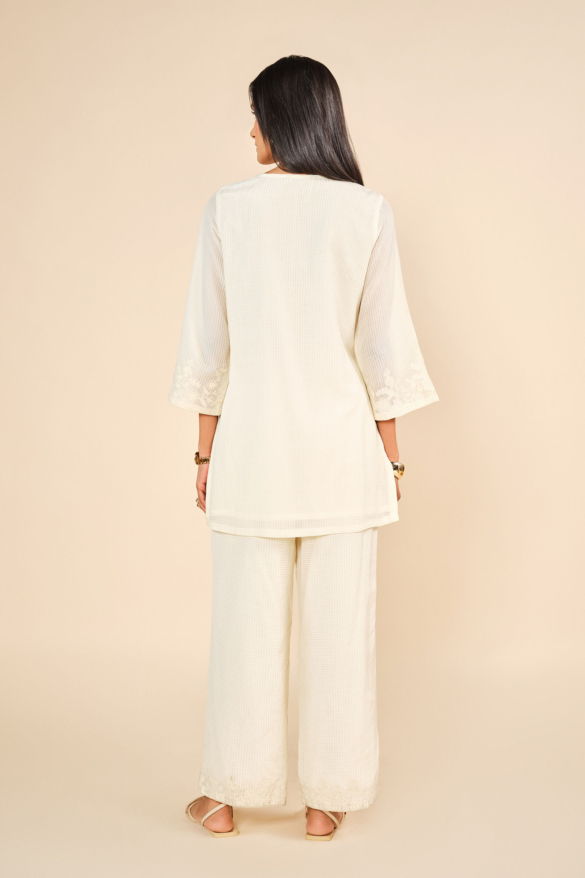 Suhaani Subah Co-ord, Off White, image 5
